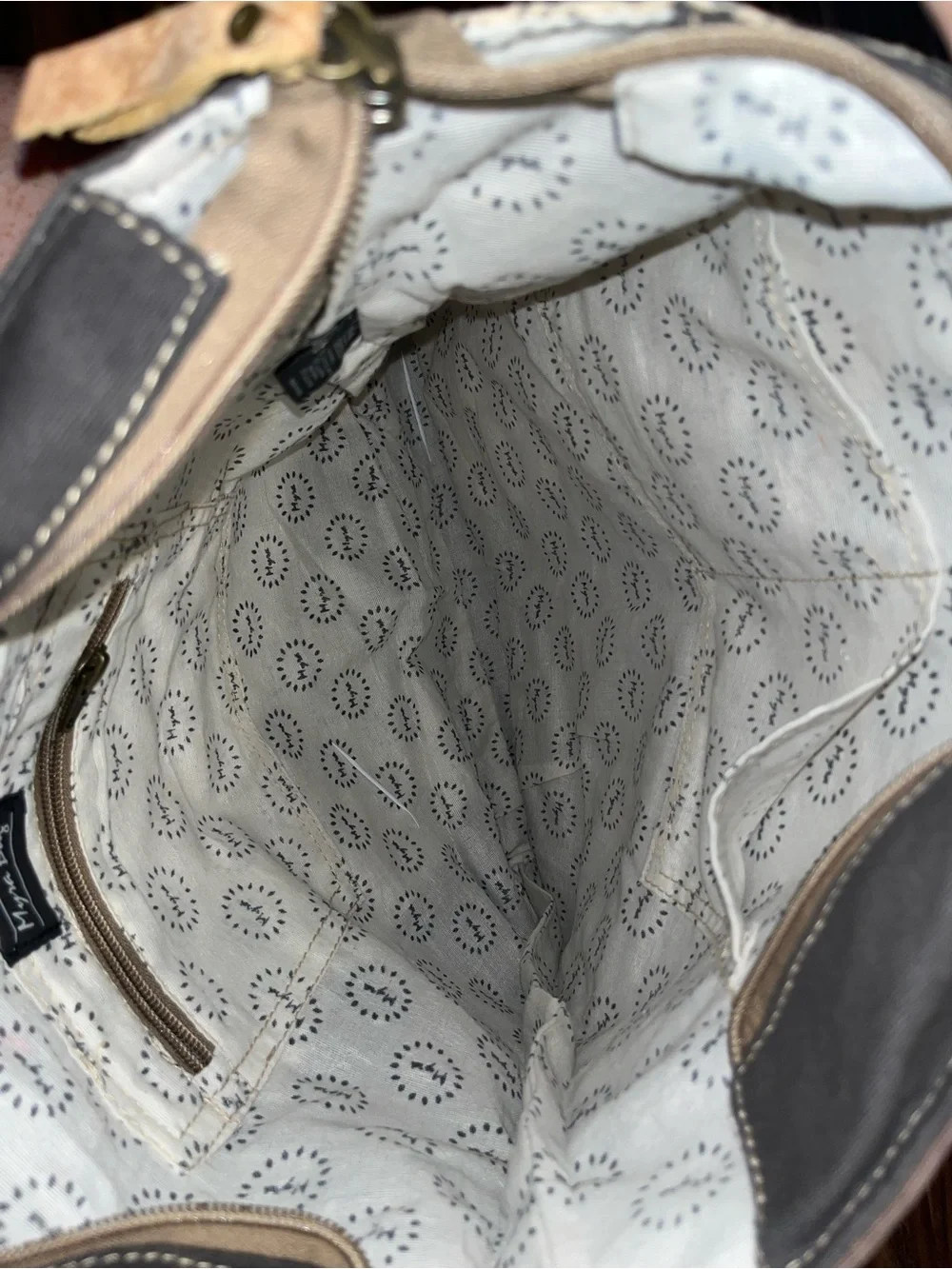 Myra Bag Canvas and Leather Tote Bag